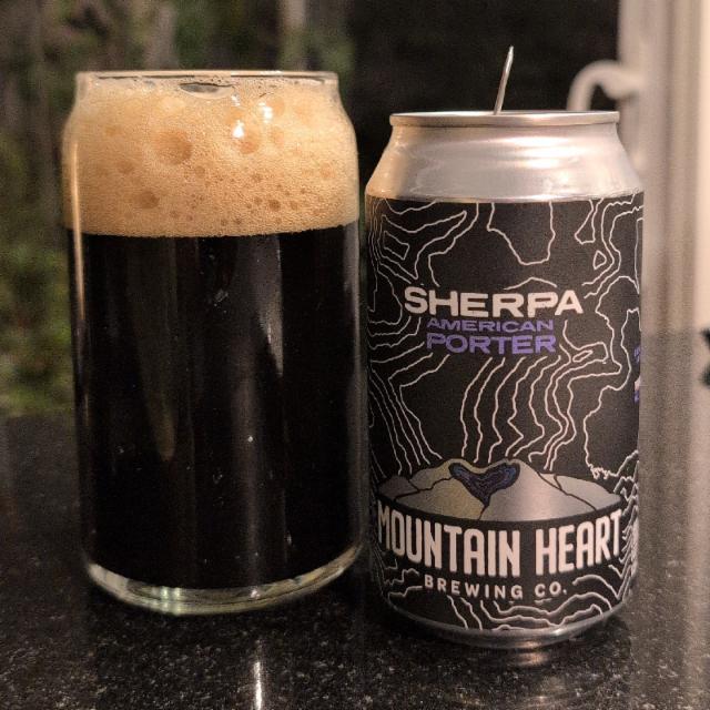 Sherpa American Porter 5.8%, Mountain Heart Brewing Co, United States