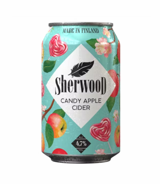 Sherwood Candy Apple Cider 4.7%, Olvi, Finland