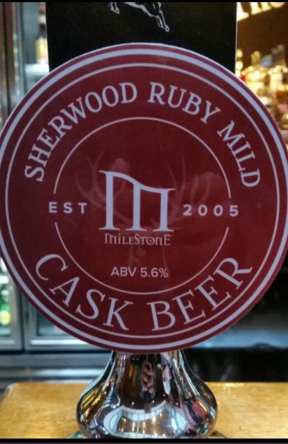 Sherwood Ruby Mild 5.6%, Milestone Brewery, England