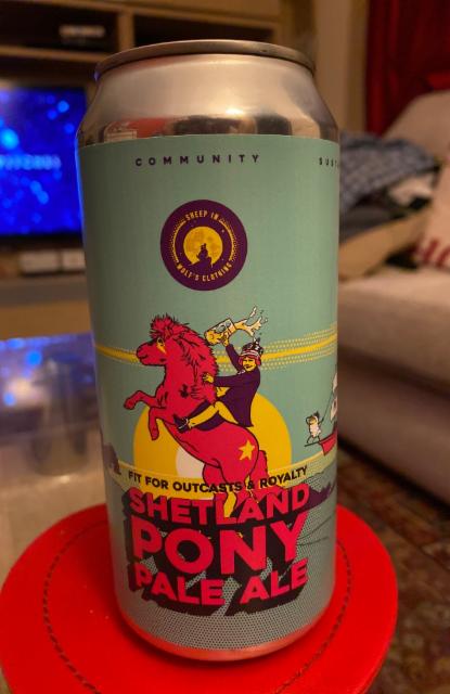 Shetland Pony Pale Ale 2.8%, Sheep in Wolf's Clothing Brewery, England