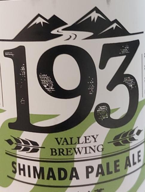 Shimada Pale Ale 5.5%, 193 Valley Brewing, Japan