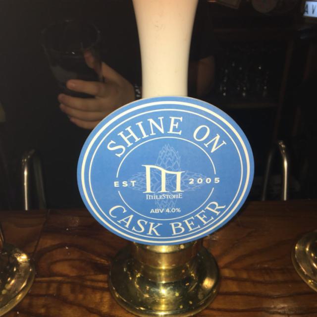 Shine On 4.0%, Milestone Brewery, England