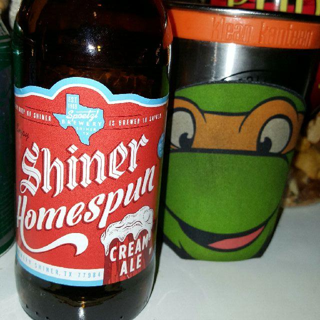 Shiner Homespun Cream Ale 5.0%, Spoetzl Brewery, United States