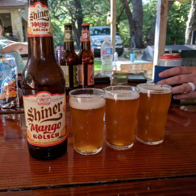 Shiner Mango Kölsch 4.9%, Spoetzl Brewery, United States