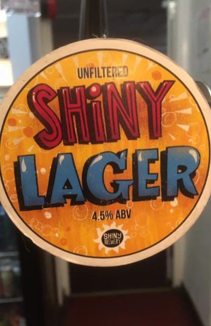 Shiny Lager 4.5%, Shiny Brewing, England