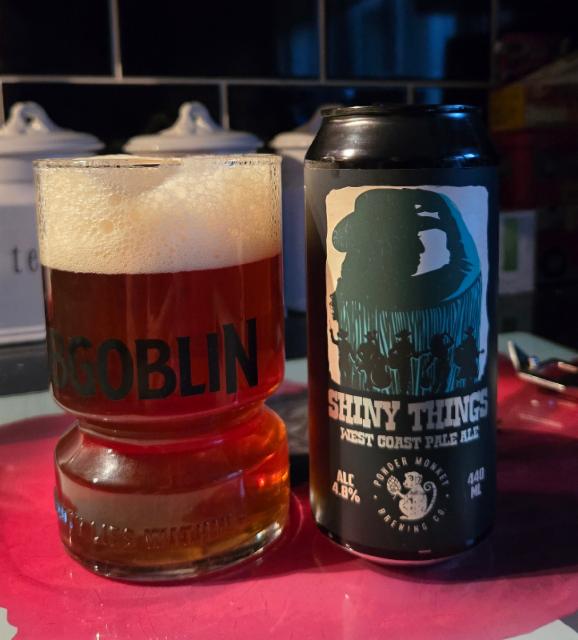 Shiny Things 4.8%, Powder Monkey Brewing Co., England
