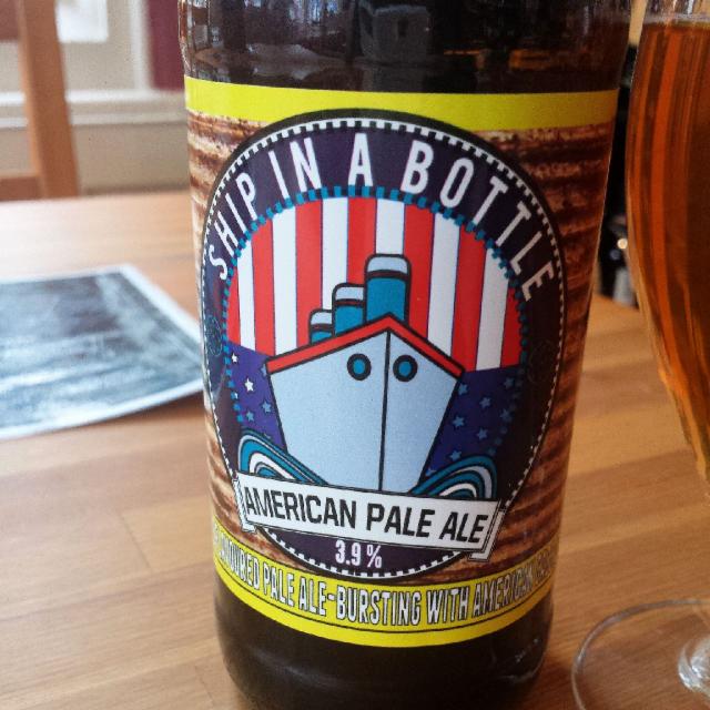 Ship In A Bottle APA 3.9%, Liverpool Organic Brewery, England