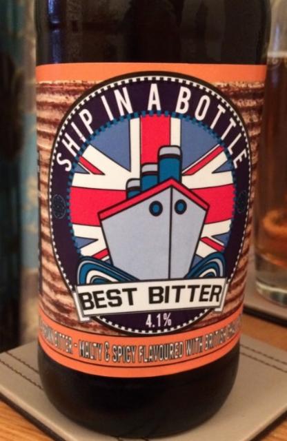 Ship In A Bottle Best Bitter 4.1%, Liverpool Organic Brewery, England