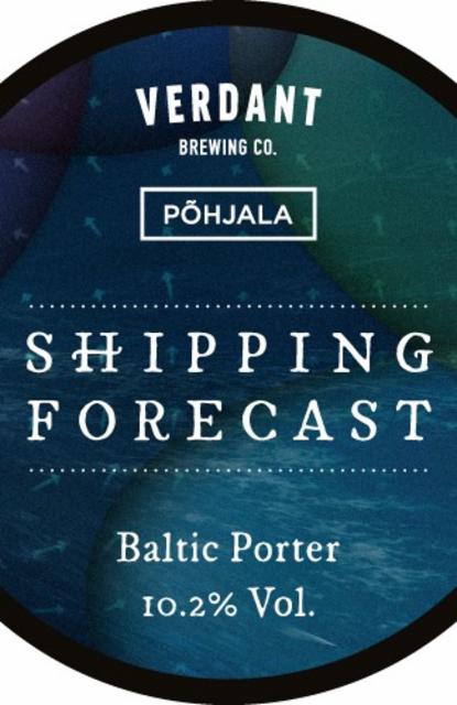 Shipping Forecast 10.2%, Verdant Brewing Co., England