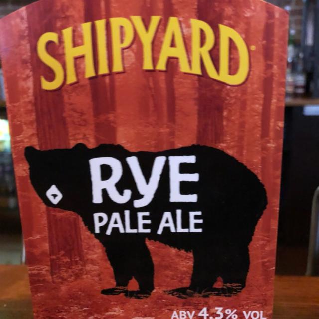Shipyard Rye Pale Ale 4.3%, Shipyard Brewing Company, United States