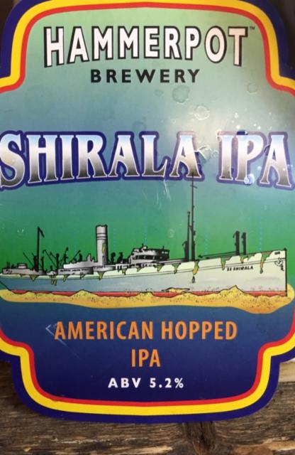 Shirala IPA 5.2%, Hammerpot Brewery, England