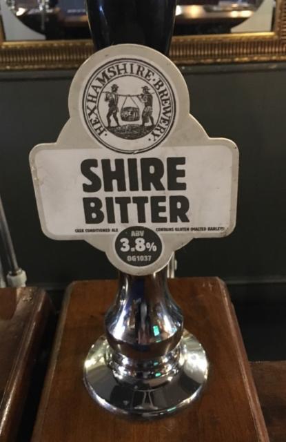Shire Bitter 3.7%, Hexhamshire Brewery, England