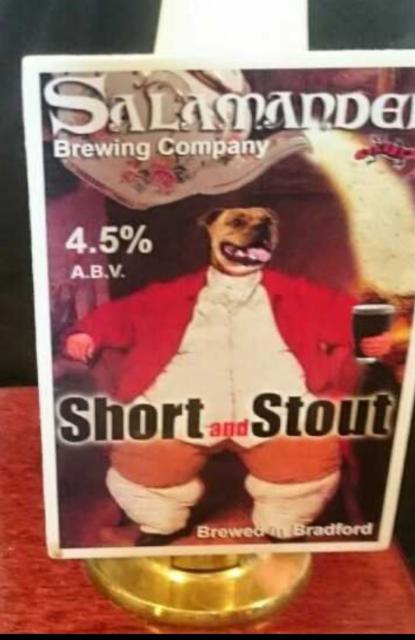 Short And Stout 4.5%, Salamander Brewing Company, England