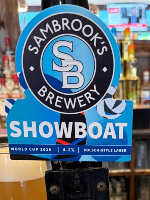 Showboat 4.3%, Sambrook's Brewery, England