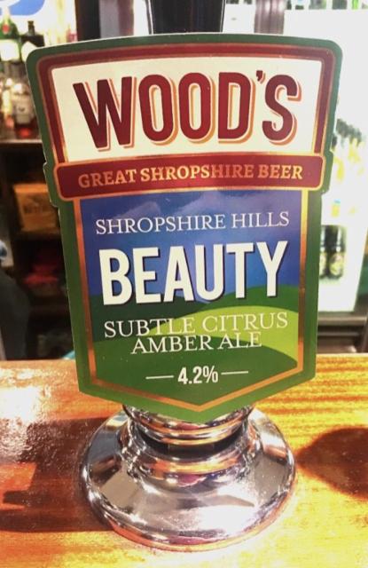 Shropshire Hills Beauty 4.2%, Wood Brewery, England