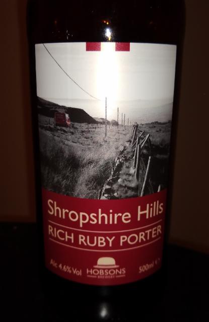 Shropshire Hills Rich Ruby Porter 4.6%, Hobsons Brewery, England