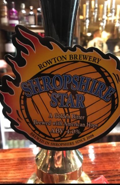 Shropshire Star 4.0%, Rowton Brewery, England
