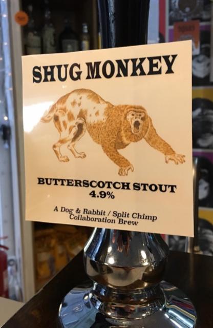 Shug Monkey 4.9%, The Dog And Rabbit Brewery, England