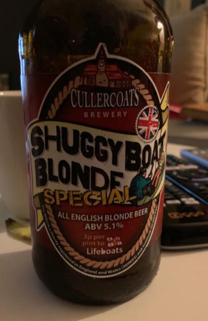 Shuggy Boat Blonde Special 5.1%, Cullercoats Brewery, England