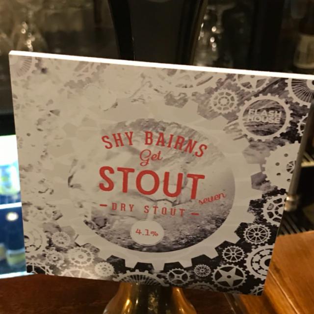 Shy Bairns Get Stout 7 4.1%, Flash House Brewing Company Limited, England