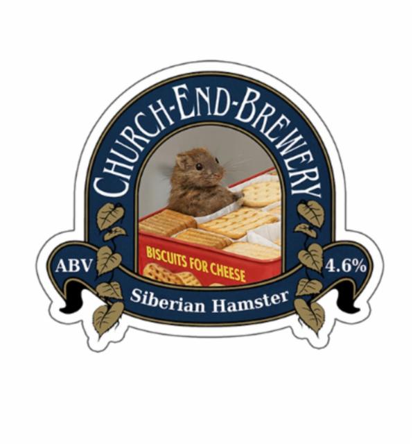 Siberian Hamster 4.6%, Church End Brewery, England