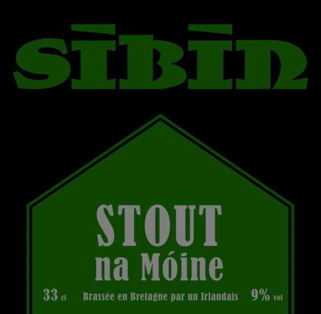sibin stout na moine 9.0%, Brasserie Sibin, France