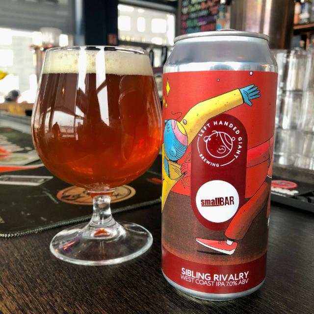 Sibling rivalry 7.0%, Left Handed Giant Brewing, England