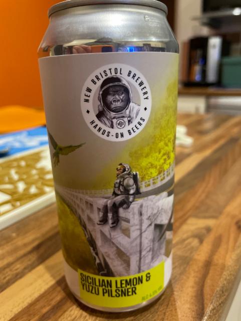Sicilian Lemon & Yuzu Pilsner 4.5%, New Bristol Brewery, England