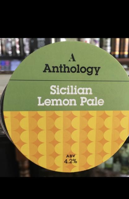 Sicilian Lemon Pale 4.2%, Anthology Brewing Company, England