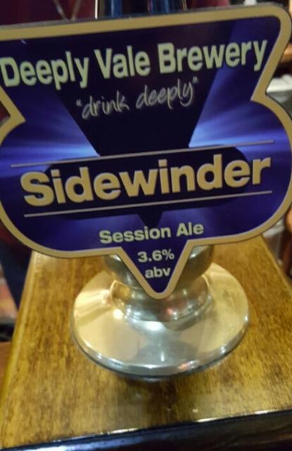 Sidewinder 3.6%, Deeply Vale Brewery, England