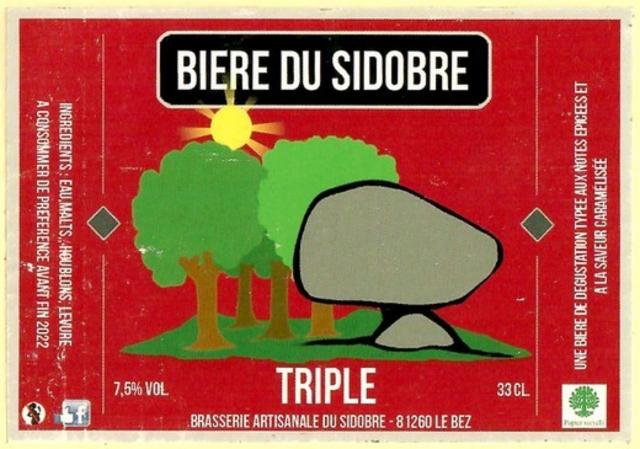 Sidobre Triple, Brasserie Du Sidobre