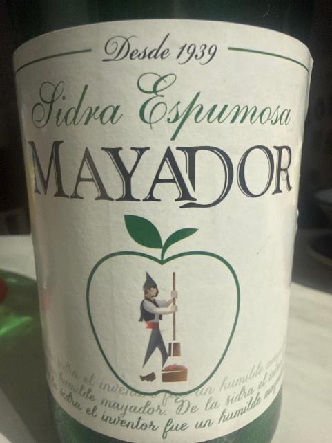 Sidra Espumosa, Mayador