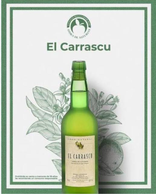 sidra natural el carrascu 6.5%, Sidra acebal, Spain