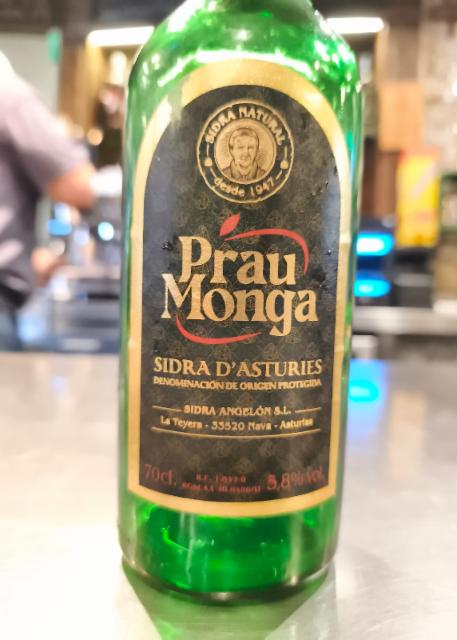 sidra natural prau monga 5.8%, Lagar Sidra Viuda De Angelon, Spain