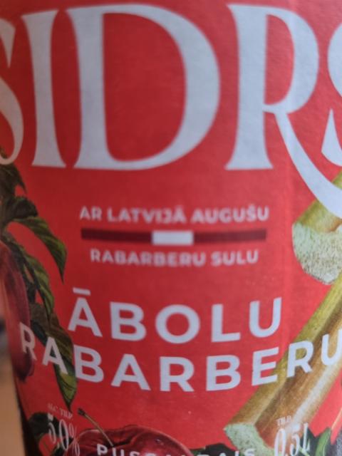 Sidrs abolu rabarberu 5.0%, Bauskas Alus, Latvia
