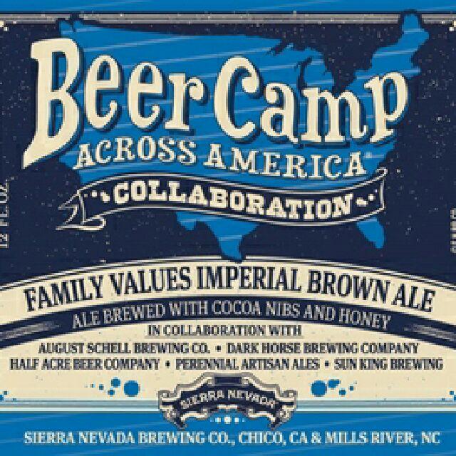 Beer Camp Family Values Imperial Brown Ale 8.5%, Sierra Nevada Brewing Company, United States