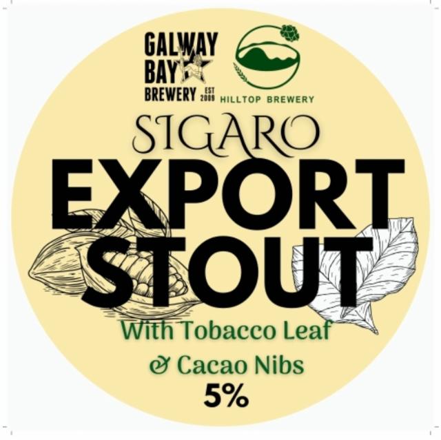 Sigaro Export Stout 5.0%, Galway Bay Brewery, Ireland