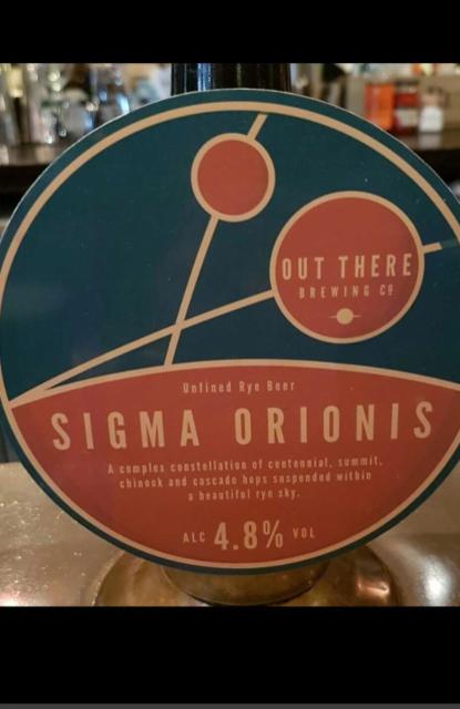 Sigma Orionis 4.8%, Out There Brewing Co, England
