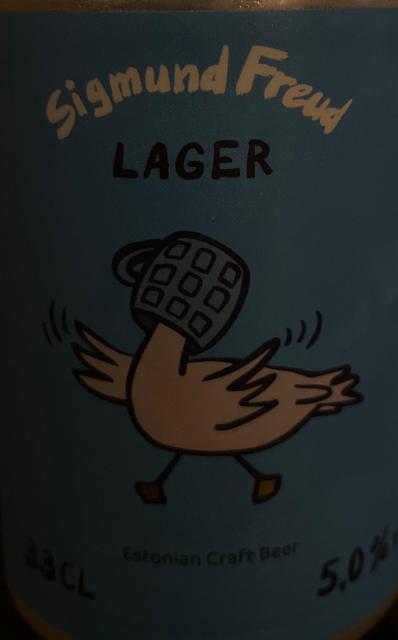 Sigmund Freud lager 5.0%, Muddis Brewery, Estonia