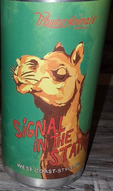 signal in the static 6.5%, Tripping Animals Brewing Co., United States