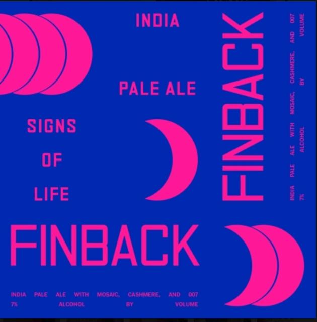 Signs of life 7.0%, Finback Brewery, United States
