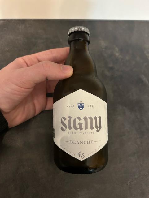 Signy Blanche 4.5%, Bière De L'Abbaye De Signy, France