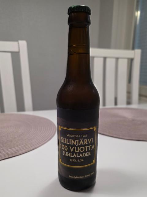 Siilinjärvi 100 vuotta juhlalager 5.0%, Karvilan Panimo, Finland