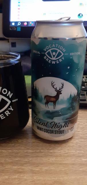 Silent Night Mint Chocolate Cocoa Stout 10.0%, Vocation Brewery, England