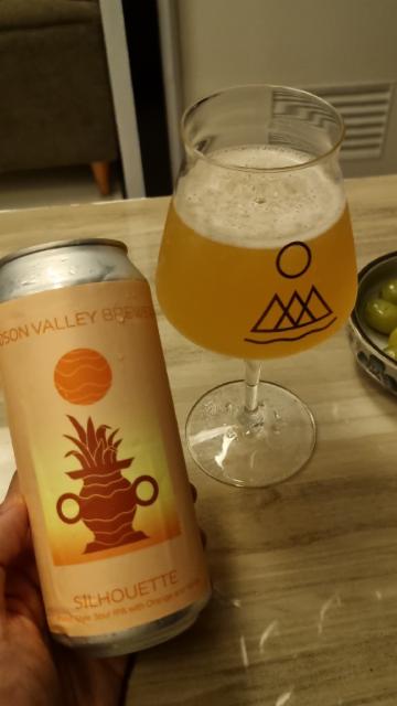 silhouette: orange cremesicle 5.0%, Hudson Valley Brewing Co., United States