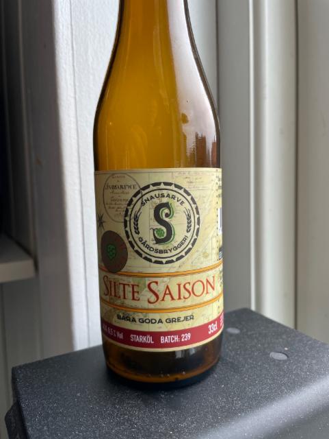 Silte Super Saison 8.5%, Snausarve Gårdsbryggeri, Sweden