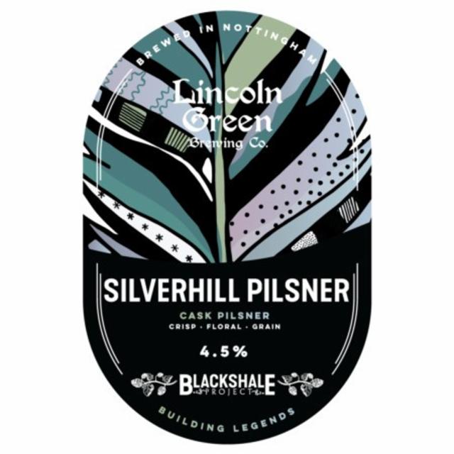 Silverhill Pilsner 4.5%, Lincoln Green Brewing, England