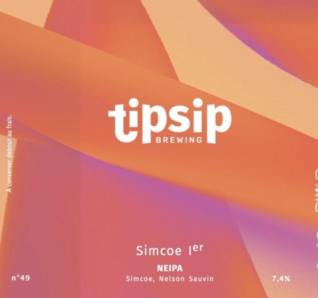 Simcoe 1er, Tipsip Brewing / Tipsy Brewing