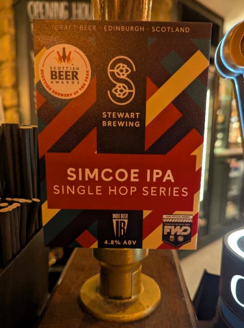 Stewart Simcoe IPA 4.8%, Stewart Brewing, Scotland