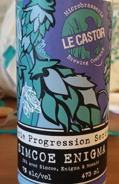 Simcoe Enigma 7.0%, Microbrasserie Le Castor, Canada